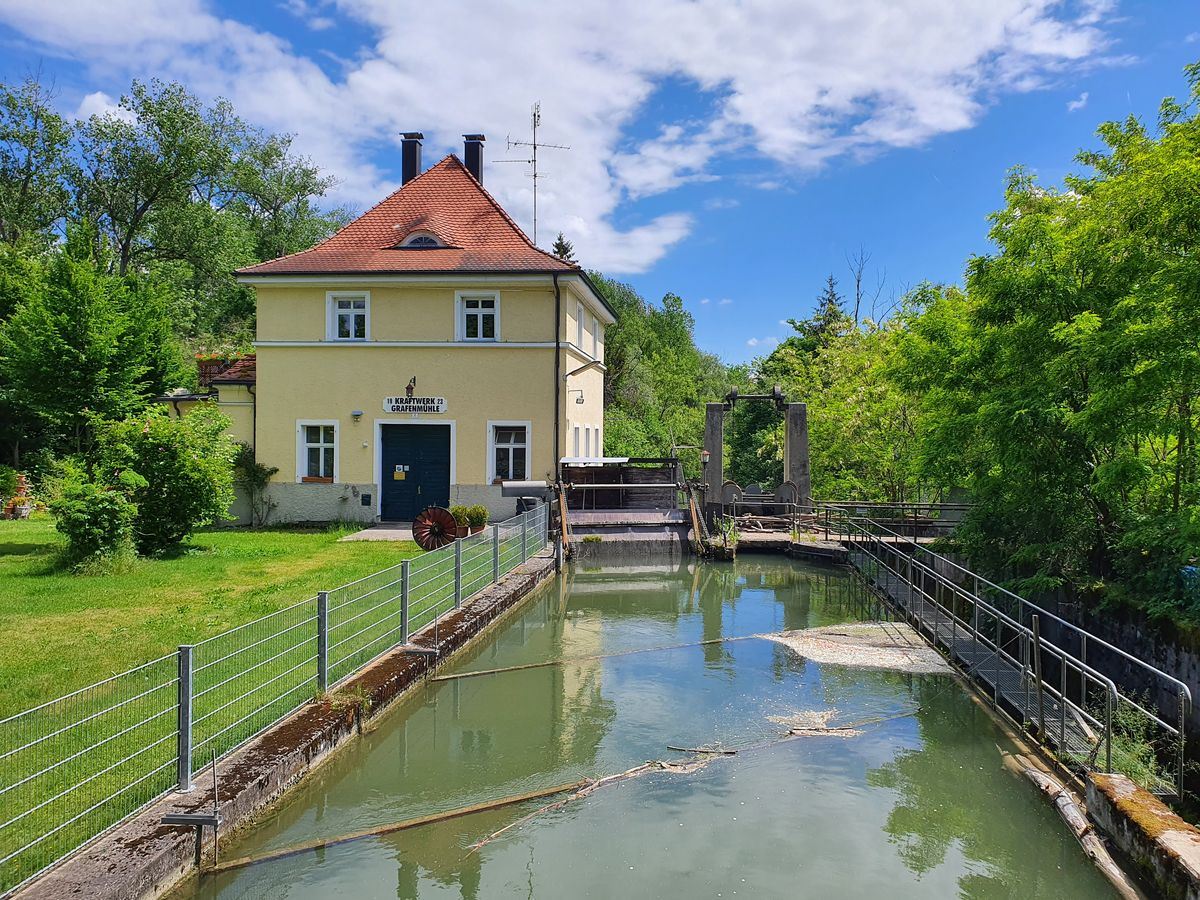 Radtour ab Plattling zur Isarmündung, als Rundtour über Moos